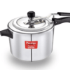 Prestige Nakshatra Plus Svachh Aluminium Straight Wall Inner Lid Pressure Cooker - Silver, 5 L, 5 Liter